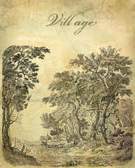 Village illustration