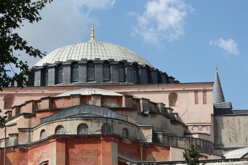 Fototapeta na wymiar mosquée de Sainte Sophie, Istanbul
