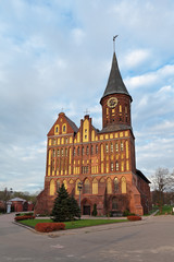 Fototapeta na wymiar Starożytny Katedra, Kaliningrad, Rosja