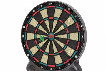 Obraz premium Darts game, number 50, double bull eye