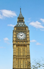 Fototapeta na wymiar Big Ben w Westminster.