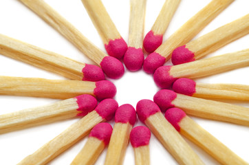 Matches in star form