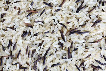 Wild rice as background texture