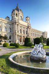 Fototapeta na wymiar Building of the Natural History Museum in Vienna, Austria
