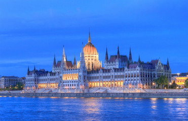 Fototapeta na wymiar Hungary Parliament, Budapest