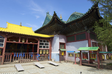 Naklejka premium Gandantegchenling Monastery