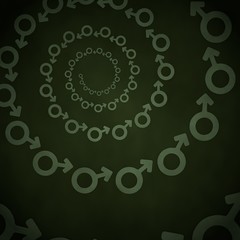 Illustration of a men man label  on vintage background