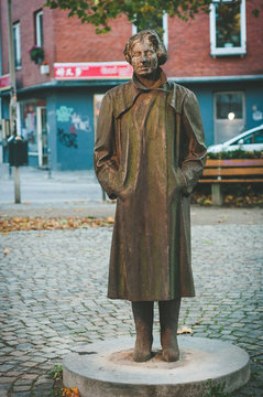 Stra&szlig;enfigur in Aachen