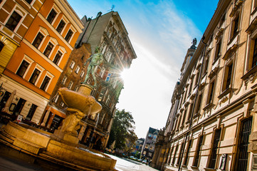 Obraz premium Magic old town of Wroclaw, Poland