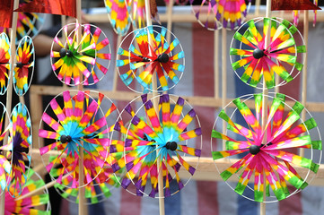Fototapeta na wymiar pinwheel?Chinese gift used during spring festival