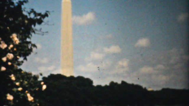 Aerial View White House Washington DC-1940 Vintage 8mm film