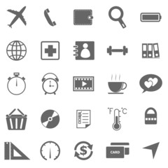 Application icons on white background. Set 2
