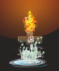 między wodą a ogniem © klatki