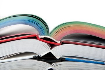 Naklejka premium Open books