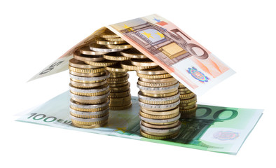 Savings for real estate project - meadow with 100 €