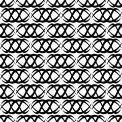 Naklejka premium Abstract seamless pattern in white and black