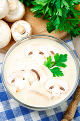 Mushroom cream soup