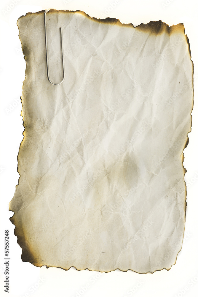 Wall mural old paper horizontal format for background and note
