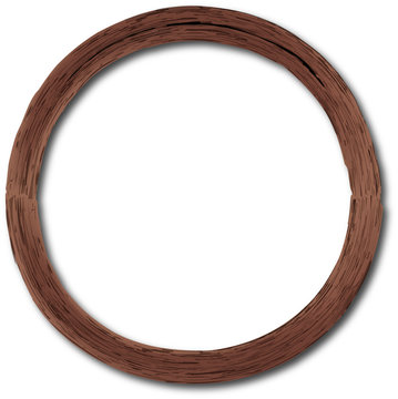 Vector Wooden Round Frame