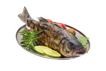 Roasted seabass