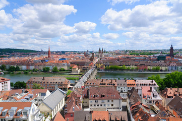 Fototapeta premium The City of Würzburg in Germany