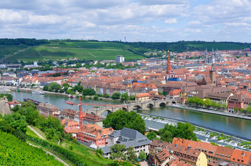 The City of Würzburg in Germany