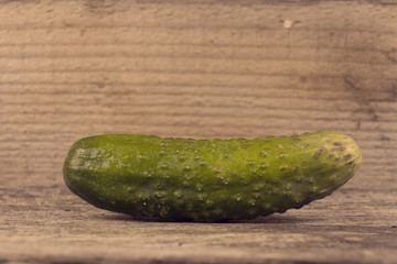 Cucumber with a vintage look