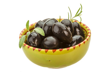 Black gigant olives