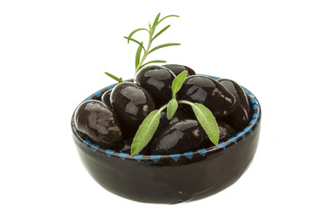 Black gigant olives