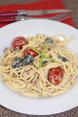 poêlée de spaghetti