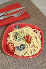 poêlée de spaghetti