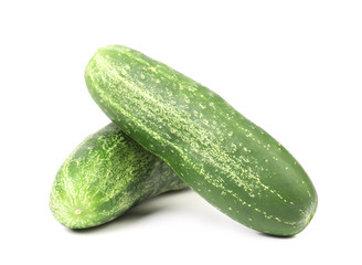 Ripe cucumbers.
