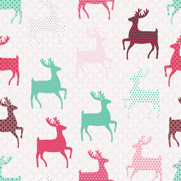 Fototapeta Christmas seamless pattern