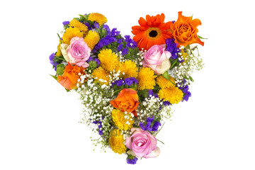 Blumendekoration Herz 2