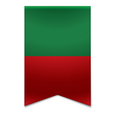 Ribbon banner - portuguese flag