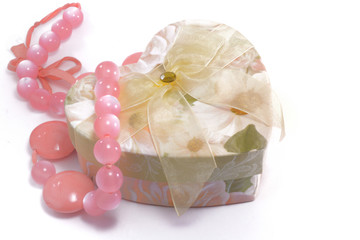 gift package  as heart shapes