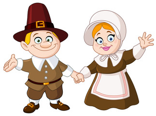 Pilgrim couple