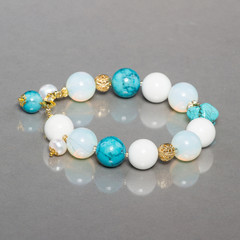 natural stone beads bracelet