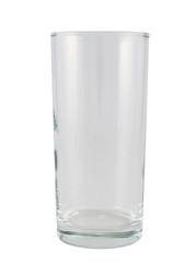 Tall glass isolated