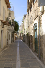 Naklejka na ściany i meble Enge Gassen in der historischen Altstadt von Rethymno auf Kreta