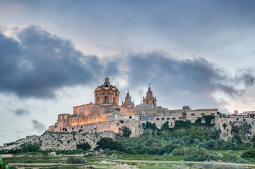Fototapeta premium Saint Paul's Cathedral in Mdina, Malta