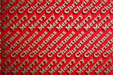 Christmas background with the words Merry Christmas!