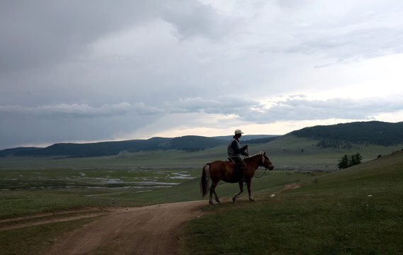 Mongolian horseman