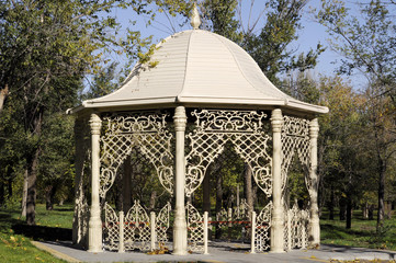 Fancy gazebo on a sunny day