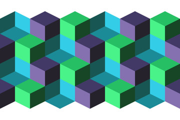 Obraz premium Bar with colorful cubes