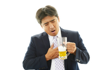 酔ったビジネスマン