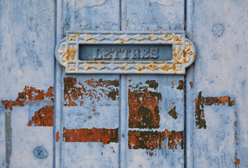 Briefkasten in der Provence, Frankreich