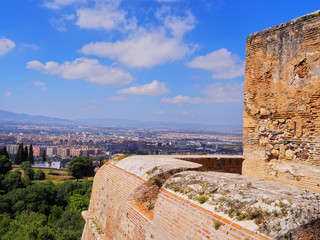 Alcazaba in Granada, Spain