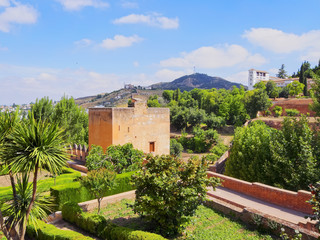 Fototapeta na wymiar Alhambra w Granadzie, Hiszpania