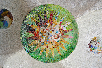 Mosaic in Parc Guell